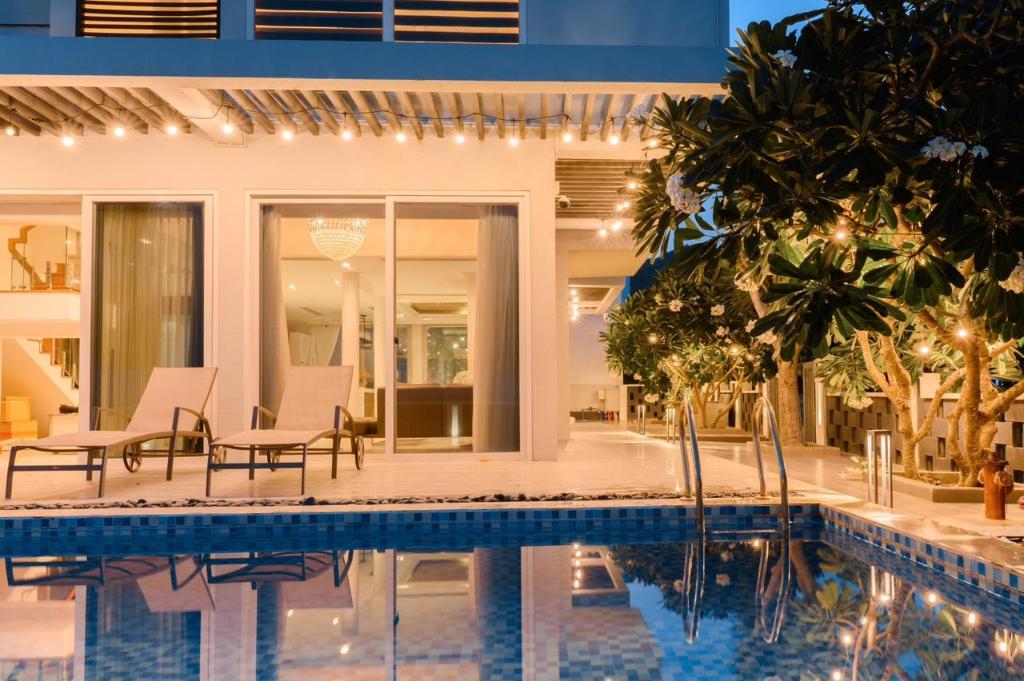 Villa 7 Phòng Đẹp Sát Biển, Hồ Bơi Riêng-Long Hải