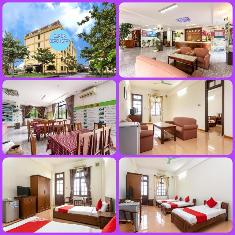 Cua Dai Beach Hotel view Beach & River