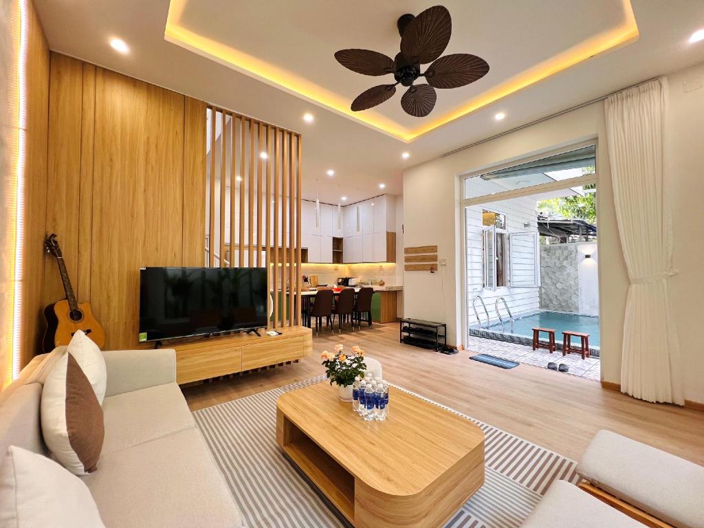 Pool on top villa 5 bedrooms Near beach