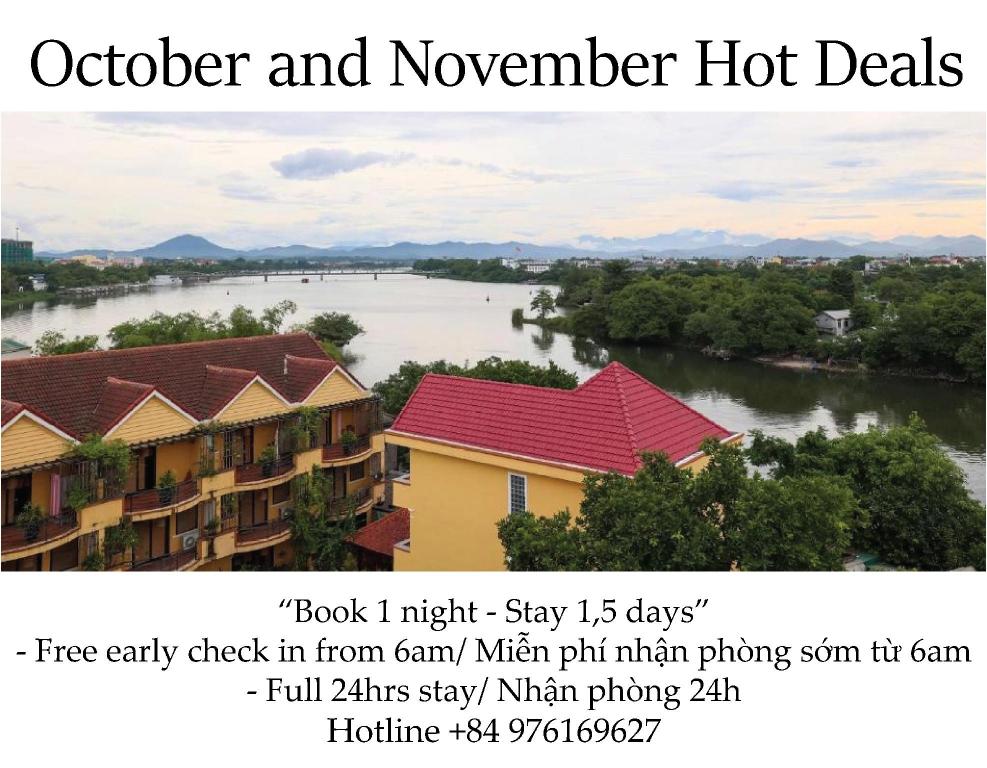 Purple Hue Charming Riverside Hotel