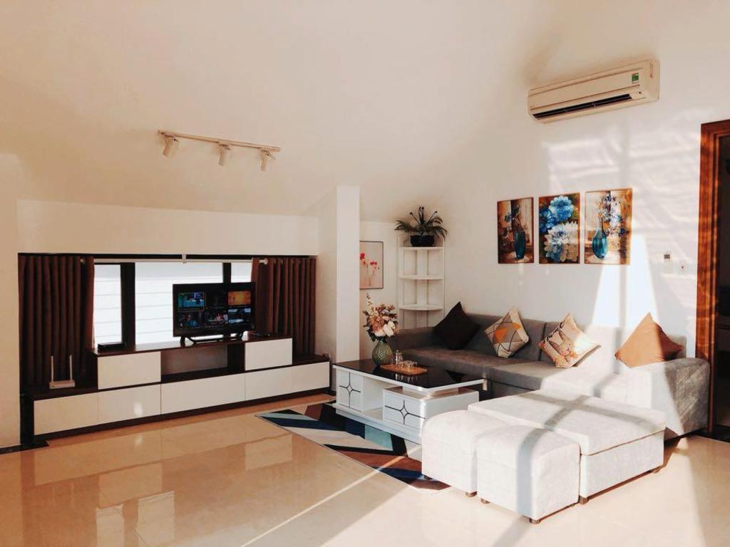 Villa hướng hồ, bể bơi chung, BBQ sân vườn