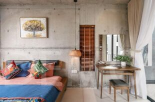 Brutalism Pool Villa – 4 BR – 3 mins to the Beach