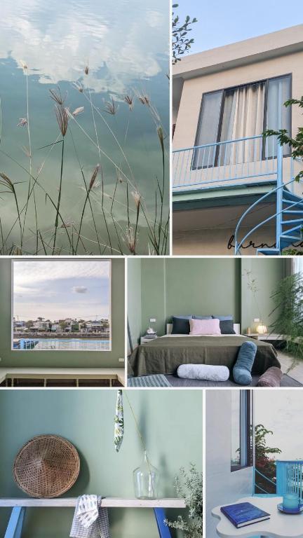 Here Library – A wooden home by the river with a library