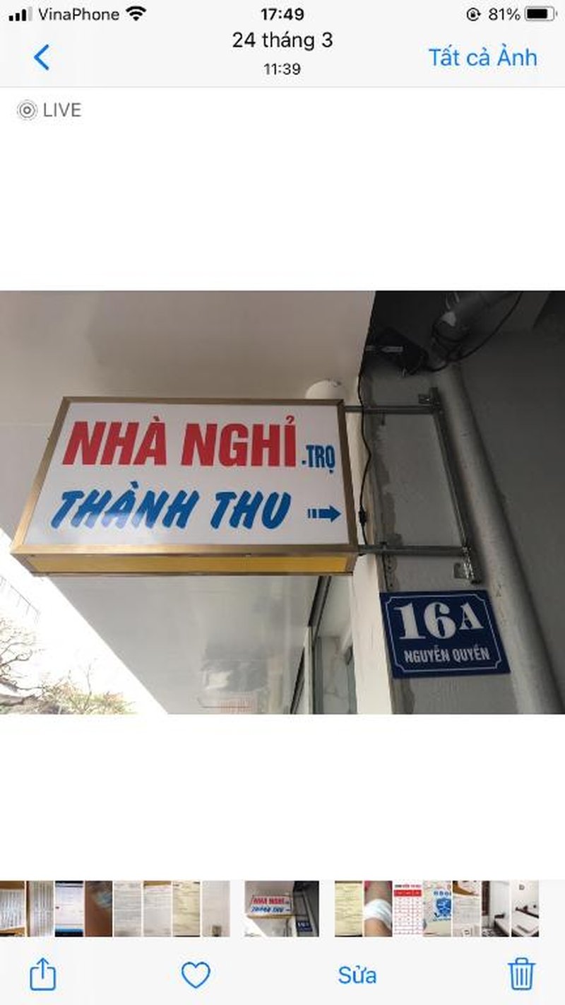 NHÀ NGHỈ THÀNH THU