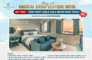 Coastal Living Hotel Phu Quoc – Free Cable Car Ticket & Hon Thom Water Park