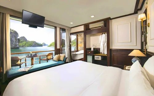 Du thuyền Amanda Luxury 2N1Đ: Tour Vịnh Hạ Long & Vịnh Lan Hạ