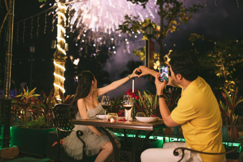 Venice Hotel Phu Quoc﻿ view firework 1