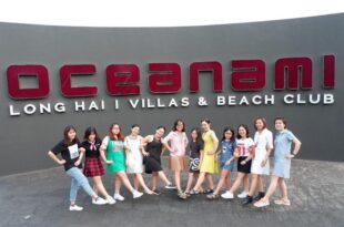 Oceanami Villa Kieu Trang with kitchen for family